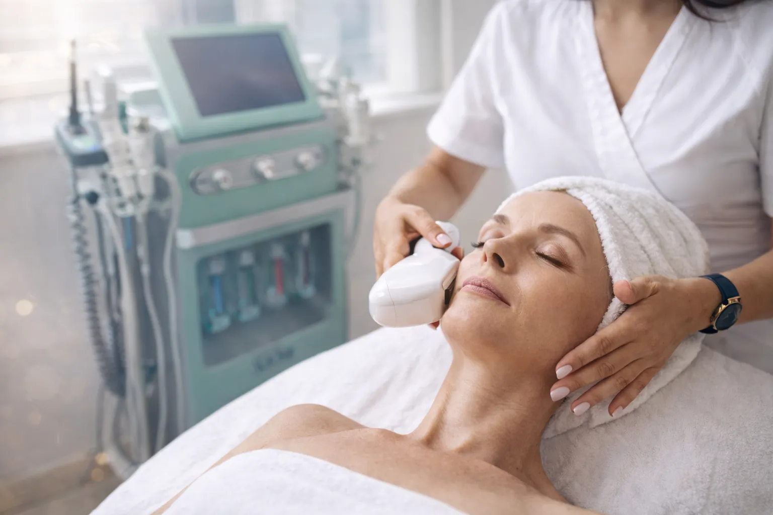 Gesichtsbehandlungen bei Beautymix Wellness – ruhiger, hochwertiger Behandlungsraum